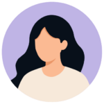 digital silhouette of girl with long hair